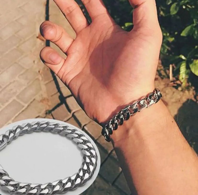 Elegant Adjustable Chain Bracelet for Men – Premium Steel